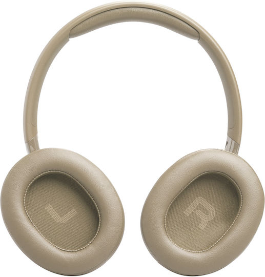 JBL Tune 730BT Wireless Bluetooth Over Ear Headphones with 76 Hours Playing Time Beige