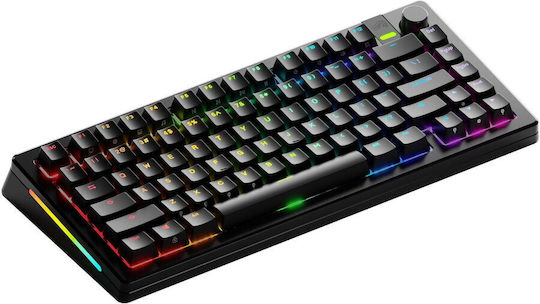 Glorious PC Gaming Race GMMK 3 Fără fir Gaming Tastatură Mecanică 75% cu Glorious Fox comutatoare și iluminare RGB (Engleză US)