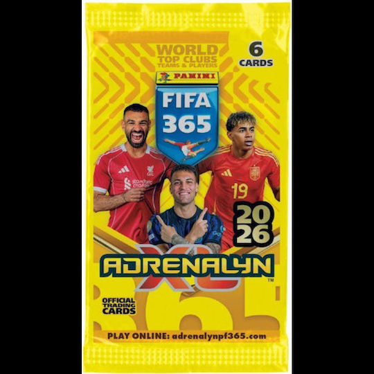 Panini FIFA 365 World Top Clubs 2026 Adrenalyn XL Booster Pack (EN)