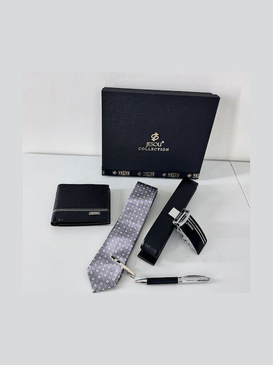 Set Men's Wallet Black