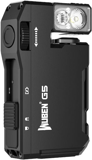 Făclie de Mână Wuben G5 400 Lumeni cu Magnet și Cap Rotativ 180°