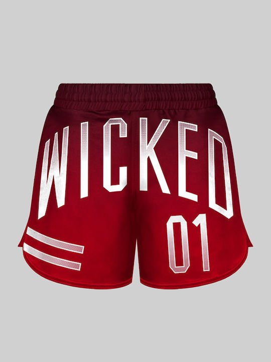 Wicked1 WK-MSES-RD MMA Shorts Red