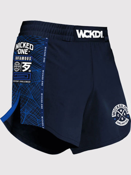 Wicked1 WK-MSEM-BL Σορτσάκι MMA Μπλε
