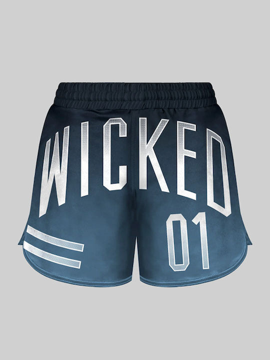 Wicked1 WK-MSES-BL Σορτσάκι MMA Μπλε