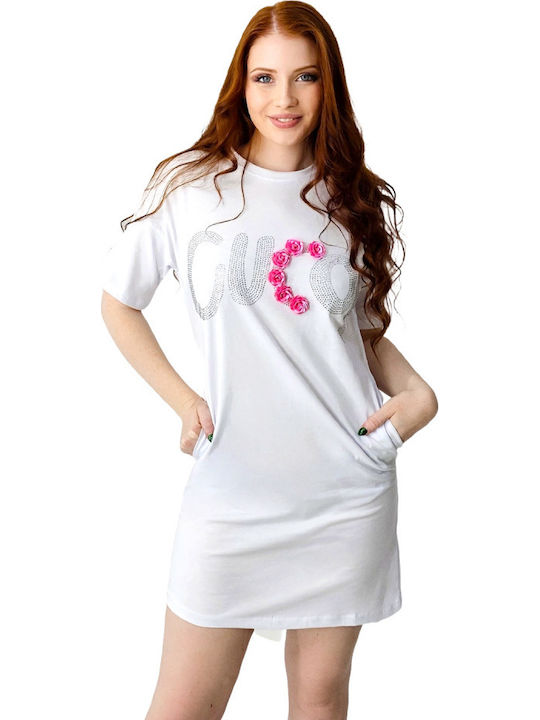Καλοκαιρινό Mini Φόρεμα White