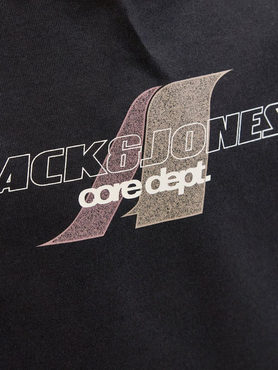 Παιδικό T-shirt Μαύρο Crew Neck