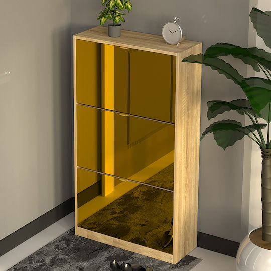 Ξύλινη Καφέ 63x24x115cm