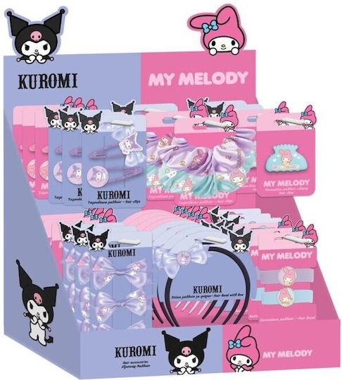 Στεκα Μαλλιων Φιογκο Kuromi 490158