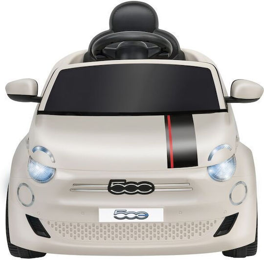 Fiat 500e Mașină Cu Un Loc Cu Telecomandă 12 Volți Bej Pentru 3+ Ani
