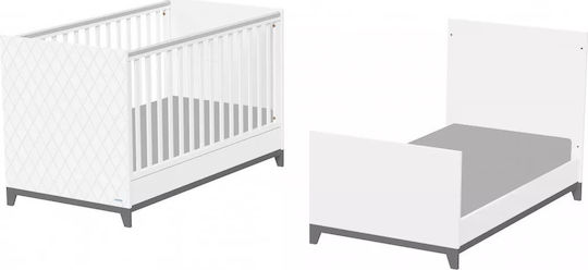 Casababy Πολυμορφική Κούνια Rombo Λευκή
