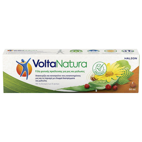 Haleon Voltanatura Γέλη Φυτικής Προέλευσης για Μυς και Μώλωπες 50ml