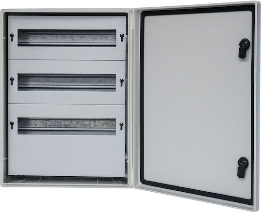Lucas Wall mounted Waterproof 15-Elements Fuse Box with 3 Rows W400xH500xD190mm