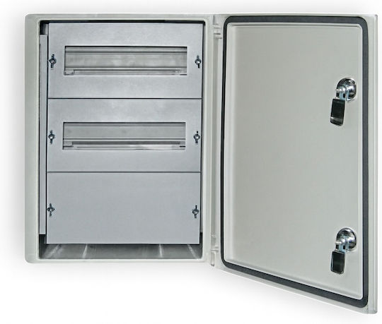 Lucas Wall mounted Waterproof 10-Elements Fuse Box with 2 Rows W300xH400xD180mm