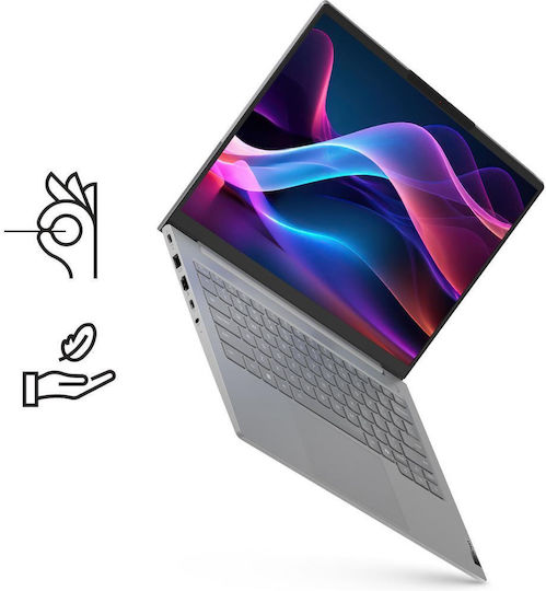Lenovo ThinkBook 14 G8 IAL 14" IPS FHD+ (Ultra 5-225U/16GB/512GB SSD/Без операционна система) Арктическо сиво (UK Клавиатура)