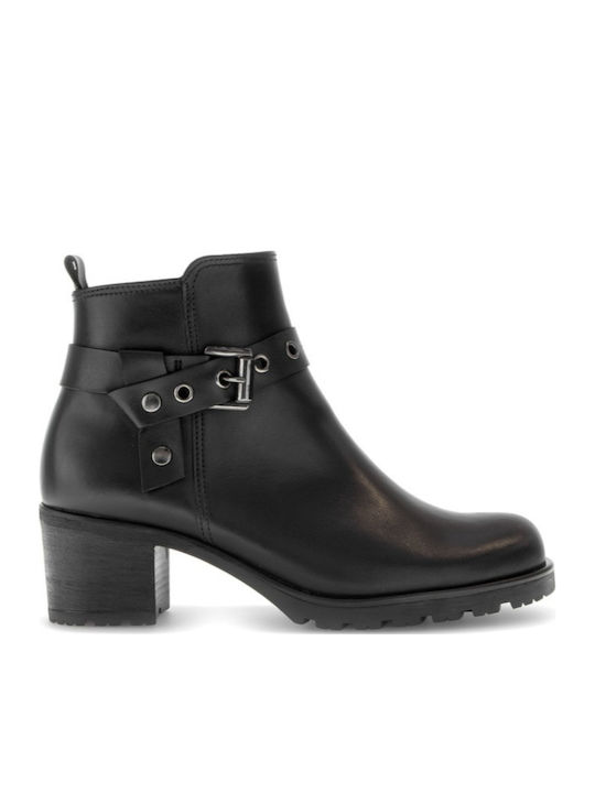Anatomic Leather Women's Boots with Zipper Black