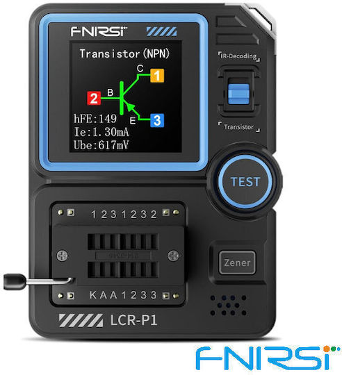 Fnirsi Lcr-p1 Πολυλειτουργικός Ελεγκτής Πυκνωτών Τρανζίστορ
