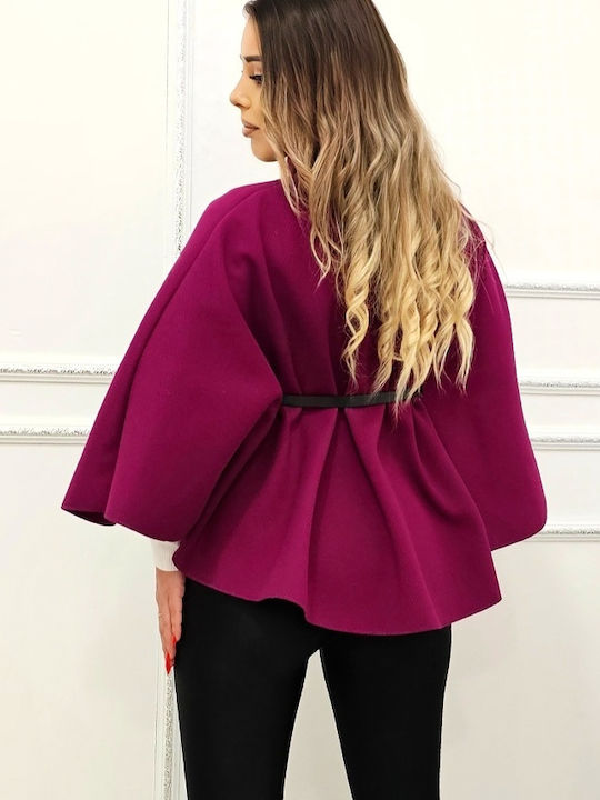 Γυναικεία Κάπα Purple Oversized