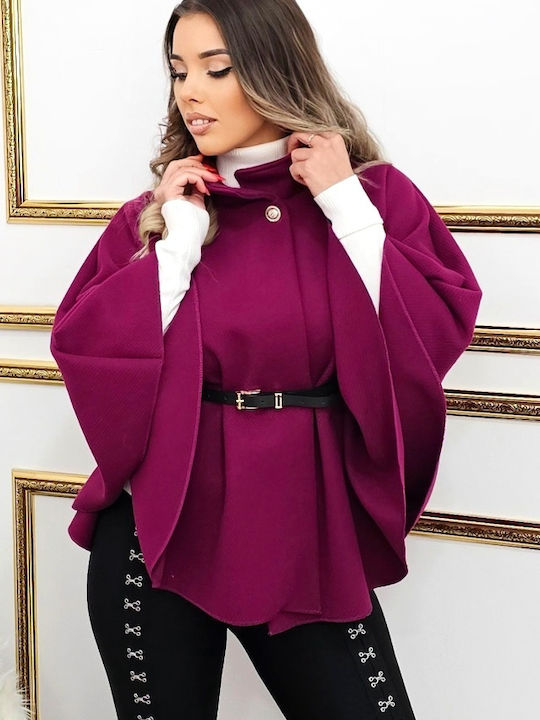 Γυναικεία Κάπα Purple Oversized