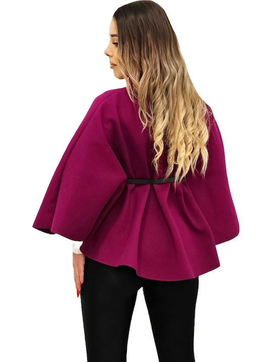 Γυναικεία Κάπα Purple Oversized