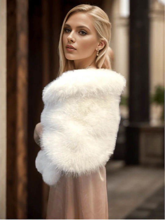 Women's Short Fur Beige