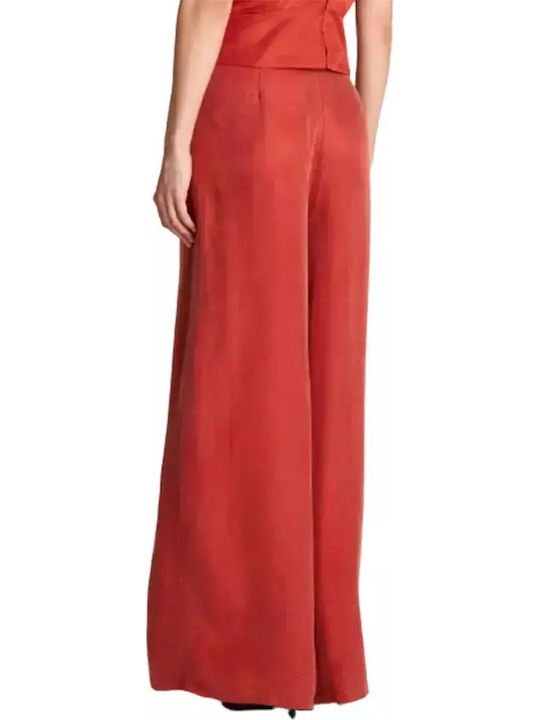 Wild Pony Women's Fabric Palazzo Pants Brown