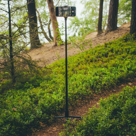 Trepied Spacecase Selfie Stick Pro St11-b Wireless Bluetooth Telecomandă Negru 5905719129392