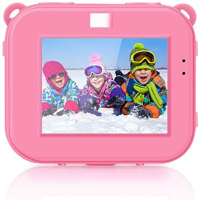 Smartic Sport Video Kamera Unterwasser Digitalkamera Kinder 2.0" Full HD Rosa