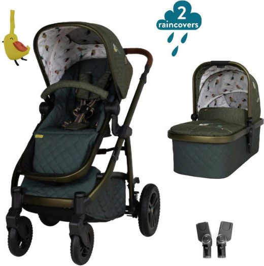 Cosatto WOW 3 Бебешка количка 2 в 1 Зелен