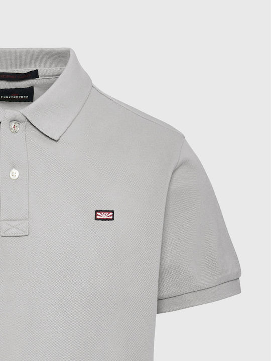 Polo Short Sleeve Blouse Grey