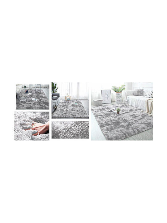 Strado Carpets Χαλί Ορθογώνιο Shaggy Light Grey 140x200cm