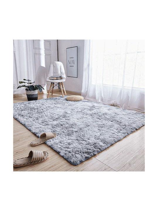 Strado Carpets Χαλί Ορθογώνιο Shaggy Light Grey 140x200cm