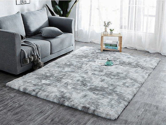 Strado Carpets Χαλί Ορθογώνιο Shaggy Light Grey 140x200cm