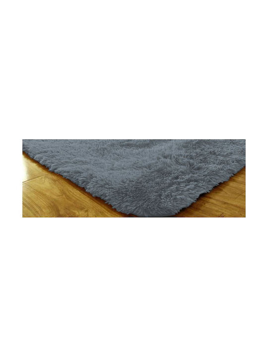 Thick Dense Soft Fluffy Living Room Shaggy Rug 160x200 Silverfur Universal