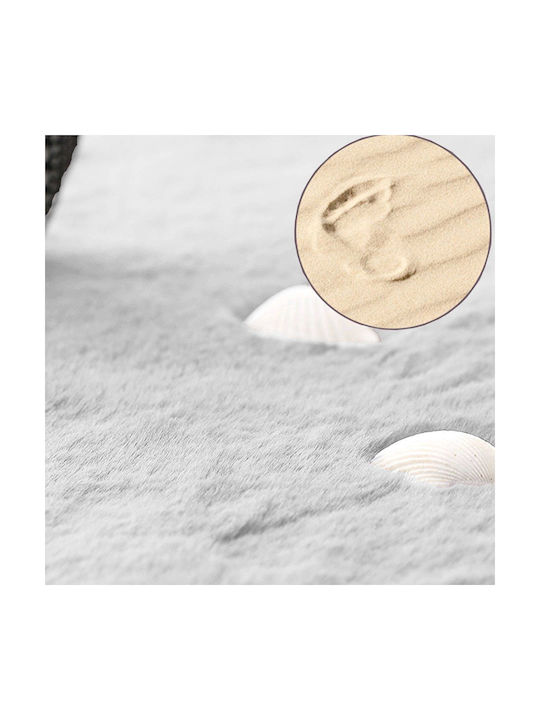 Strado Carpets Anti-slip Rug Rectangular White