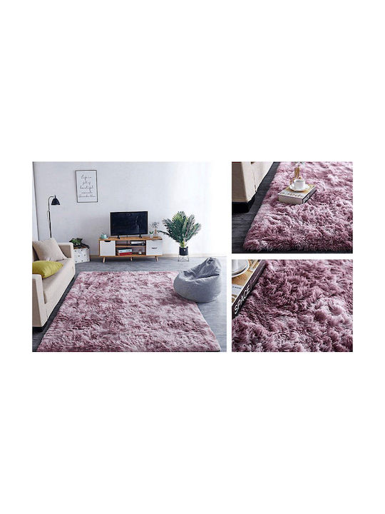 Strado Carpets Αντιολισθητικό Χαλί Ορθογώνιο Shaggy Ombrepurple (pink) 120x170cm