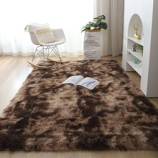 Strado Carpets 60x120cm Shaggy Brown