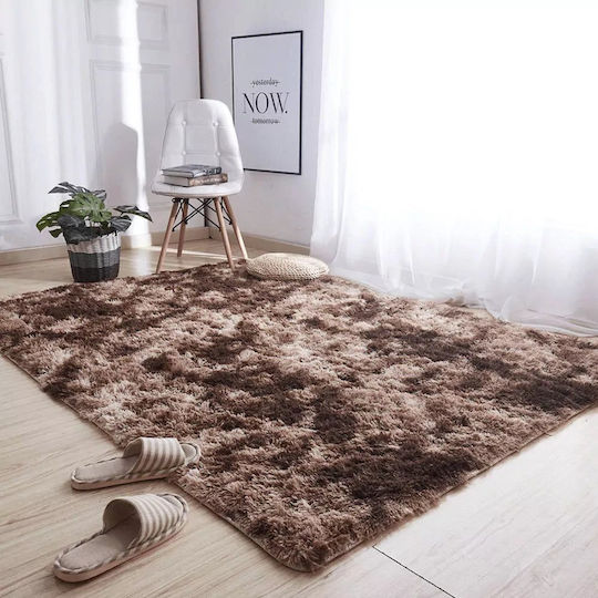 Strado Carpets Χαλί Ορθογώνιο Shaggy Brown 60x120cm