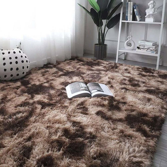 Strado Carpets Χαλί Ορθογώνιο Shaggy Brown 60x120cm