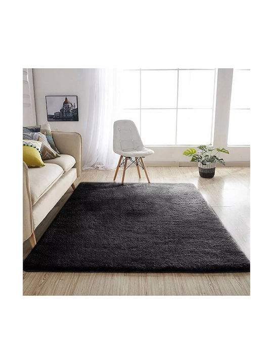 Strado Carpets Rug Rectangular Black (czarny)