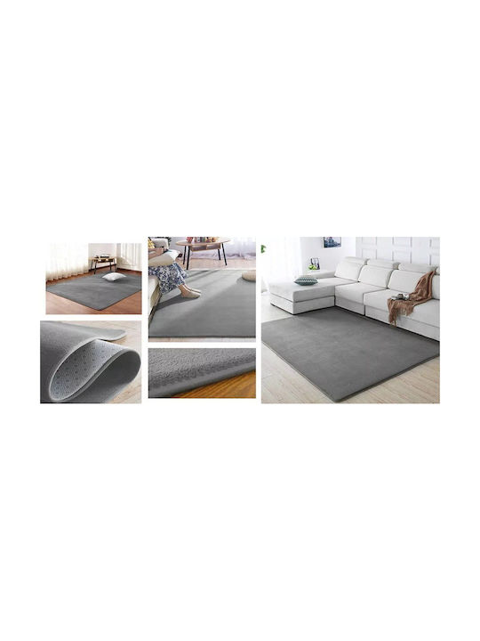 Strado Carpets Anti-slip Rug Rectangular Grey