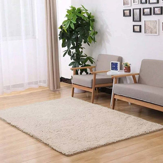 Strado Carpets Teppich Rechteckig Synthetisch,Polyester/Cotton/Leather Beige