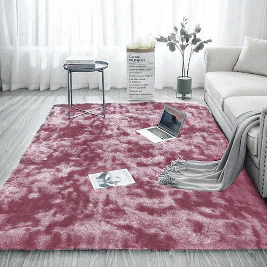Strado Carpets Αντιολισθητικό Χαλί Ορθογώνιο Shaggy Pink 160x220cm