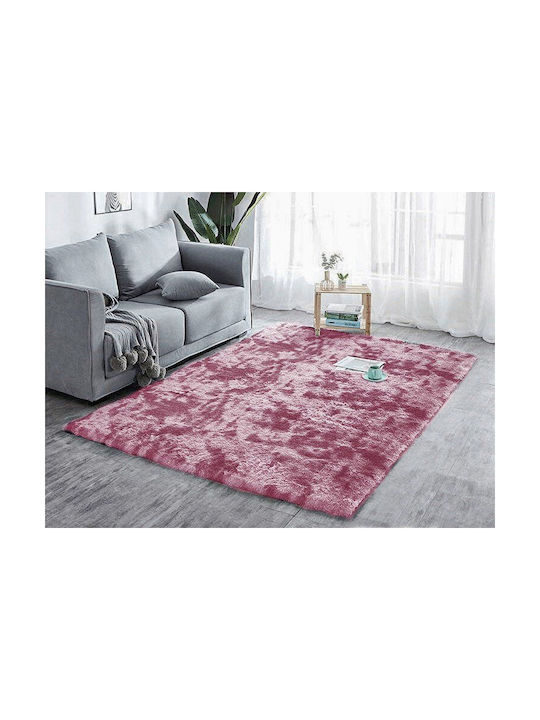 Strado Carpets Αντιολισθητικό Χαλί Ορθογώνιο Shaggy Pink 160x220cm