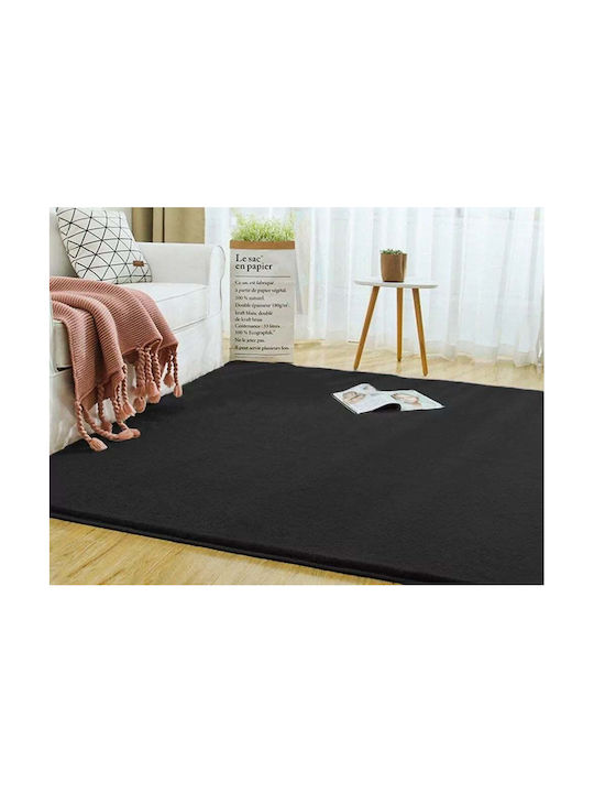 Strado Carpets Rug Rectangular Black