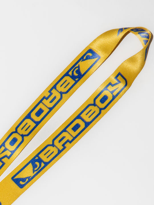 Μπρελόκ Λουράκι Λαιμού Badboy Logo Trn Lanyard Yellow Blue Μπρελόκ Λουράκι Λαιμού Badboy Logo Trn Lanyard Yellow Blue