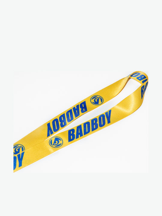 Μπρελόκ Λουράκι Λαιμού Bad Boy Logo Safebreak 50 Cm – Κίτρινο Μπλε