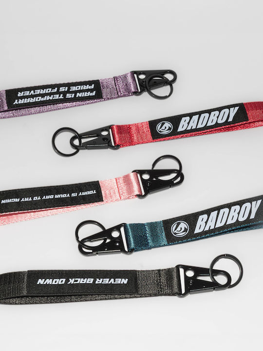 Μπρελόκ Λουράκι Καρπού Badboy Logo Wrist Lanyard Purple