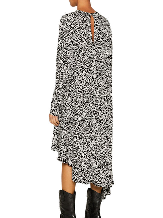Midi Abendkleid Schwarz