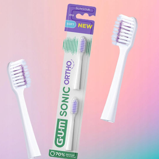 GUM Electric Toothbrush Replacement Heads 2pcs