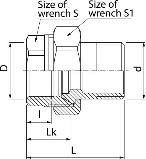 Valvex Messing Verbindung 5/4" 4915500